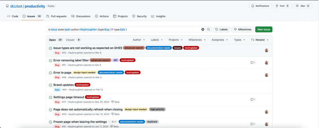 3 Issues Search Screenshot Yaxhav