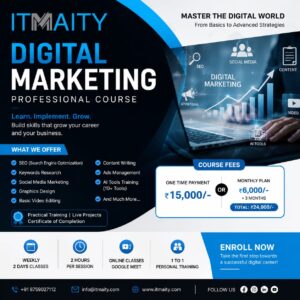 Master the Digital World with ITMAITY’s Professional Digital Marketing Course