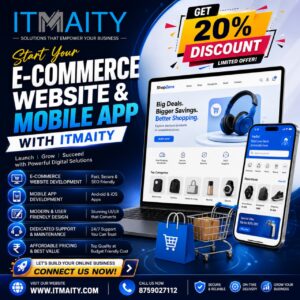 🚀 Launch Your E-Commerce Website & Mobile App with ITMAITY
